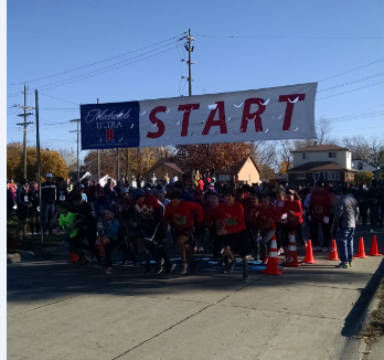 Runners taking off for the 37th Annual Big Bird Run