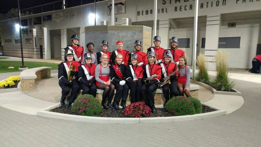 Marching band earns one at festival
