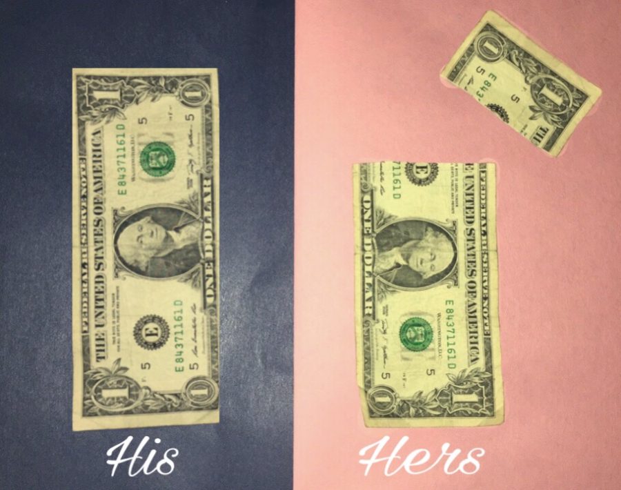 Representation+of+the+gender+wage+gap.
