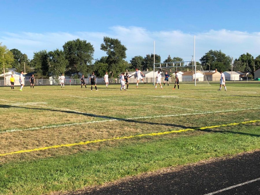 Roseville soccer works hard to play together as a team.