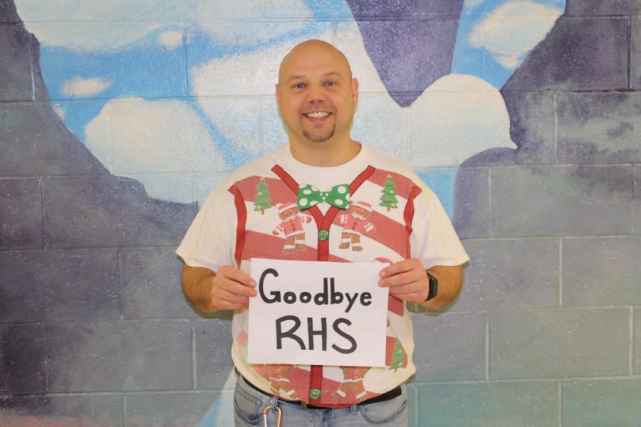 Former teacher Michael Zimmer getting ready to say goodbye to RHS.