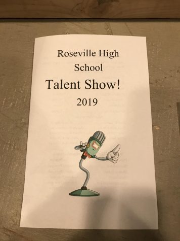 The programs that were handed out at the talent show.