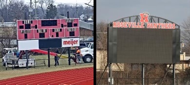 New Scoreboard at RHS